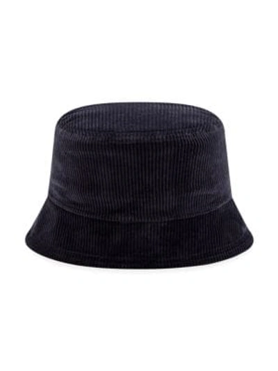 New Era Cotton Corduroy Reversible Bucket Hat In Multi Navy