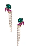 ANTON HEUNIS CRYSTAL WINGS TASSEL EARRING,AHEU-WL76