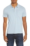 Billy Reid Pensacola Slim Fit Garment Dye Polo In Light Blue