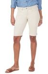 Nydj Petites Briella Cuffed Denim Bermuda Shorts In Feather
