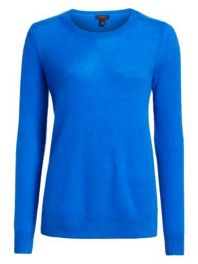 Saks Fifth Avenue Collection Featherweight Cashmere Sweater In Marina Blue