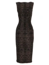 ALAÏA Animal Print Sheath Dress