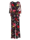 ALICE AND OLIVIA Rowley Floral Jumpsuit