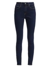 Rag & Bone Nina High-rise Skinny Jeans In Marine Blue