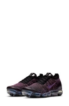 Nike Air Vapormax 3 Metallic Flyknit Sneakers In Black/ Racer Blue/ Fuchsia