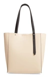 REBECCA MINKOFF STELLA LEATHER TOTE - BEIGE,HS19ESTT34