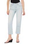 Mother The Tomcat Distressed Cropped Flared Jeans In Hella Hot In Hella Hot