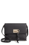 Ferragamo Women's Small Studio Leather Crossbody Bag In Black