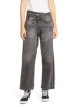 R13 Stonewashed Straight-leg Jeans In Leyton Black