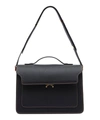 MARNI TRUNK LARGE LEATHER SHOULDER BAG,000622651