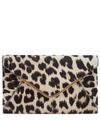 ANYA HINDMARCH LEOPARD PRINT CALF HAIR POSTBOX CLUTCH BAG,5057865678412