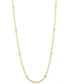 ALEX WOO BEADED LINK CHAIN NECKLACE, ADJUSTABLE 16" - 20"