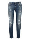 DOLCE & GABBANA SLIM FIT JEANS,11053375