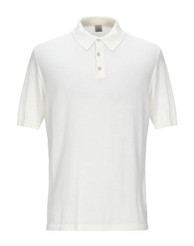 Eleventy Polo Shirts In Ivory