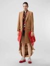 BURBERRY Camel Hair Tailored Coat with Detachable Gilet