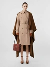 BURBERRY Blanket Detail Cotton Gabardine Trench Coat