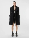 BURBERRY Wool Oversized Pea Coat