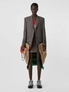 BURBERRY Tartan Wool Tailored Jacket with Detachable Gilet