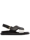 MARNI FUSSBETT FLAT SANDALS