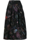 A.F.VANDEVORST SHERIFF PRINT PLEATED SKIRT