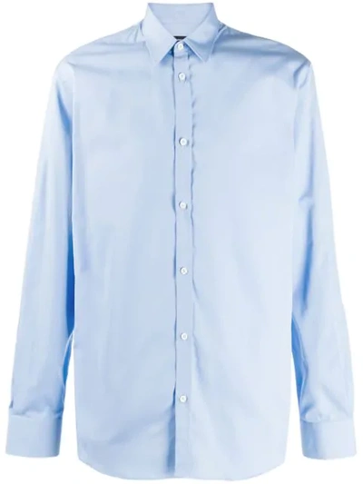 Dsquared2 Long Sleeve Shirt In Blue