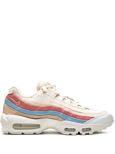 Nike Air Max 95 Qs The Plant Color Collection Sneaker In Crimson Tint/ Coral-blue