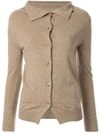 Forme D'expression Boxy Cardigan In Yellow