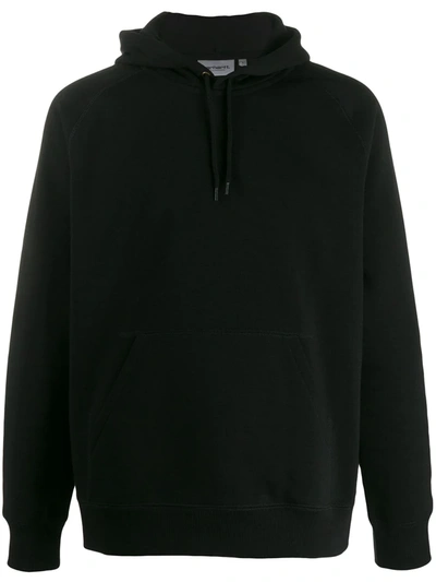 Carhartt Hooded Chase Sweatshirt In Black