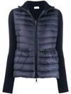 MONCLER KNITTED SLEEVE PADDED JACKET