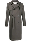 JIL SANDER DOUBLE BREASTED TRENCH COAT