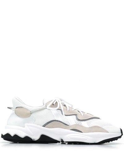 Adidas Originals Men's Ozweego Suede & Mesh Low-top Sneakers In White