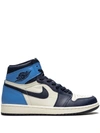 JORDAN AIR JORDAN 1 RETRO HIGH OG "OBSIDIAN/UNIVERSITY BLUE" SNEAKERS