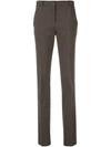 THE ROW THE ROW SLIM-FIT TROUSERS - 棕色