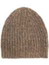 ISABEL MARANT RIBBED KNITTED BEANIE