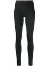 VICTORIA BECKHAM X VICTORIA BECKHAM LOGO LEGGINS