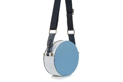 Strathberry Breve Bag - Tri Colour Alice Blue/illusion Blue/navy