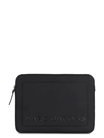 Marc Jacobs Logo Detail Computer-case In Black