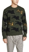 KENZO ALLOVER TIGER SWEATER