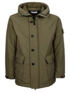 STONE ISLAND HOODED JACKET,11053987