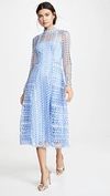 TEMPERLEY LONDON LACE MIDI DRESS