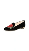 CHARLOTTE OLYMPIA ROSE FLATS