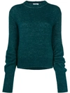 CHLOÉ RUCHED SLEEVE KNITTED JUMPER