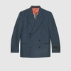 GUCCI DRILL JACKET WITH SARTORIAL LABELS,578106Z408M4050