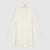 GUCCI 超大造型条纹棉质衬衫,595975ZAC0J9115