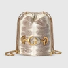 GUCCI Gucci Zumi 系列迷你蛇皮水桶包,576432L0UAX9599