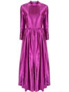 ANNA OCTOBER ANNA OCTOBER MOCK NECK MIDI DRESS - MAGENTA