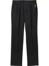 BURBERRY zip-detailed trousers