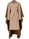 BURBERRY BLANKET DETAIL COTTON GABARDINE TRENCH COAT