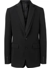 BURBERRY ENGLISH FIT RECONSTRUCTED WOOL TAILORED JACKET