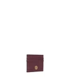 Tory Burch Robinson Card Case In Port